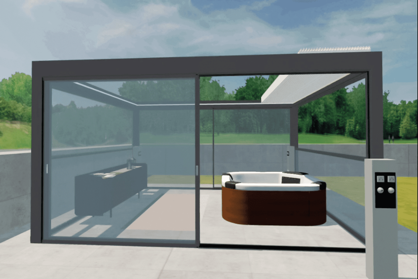 pergola sunroom